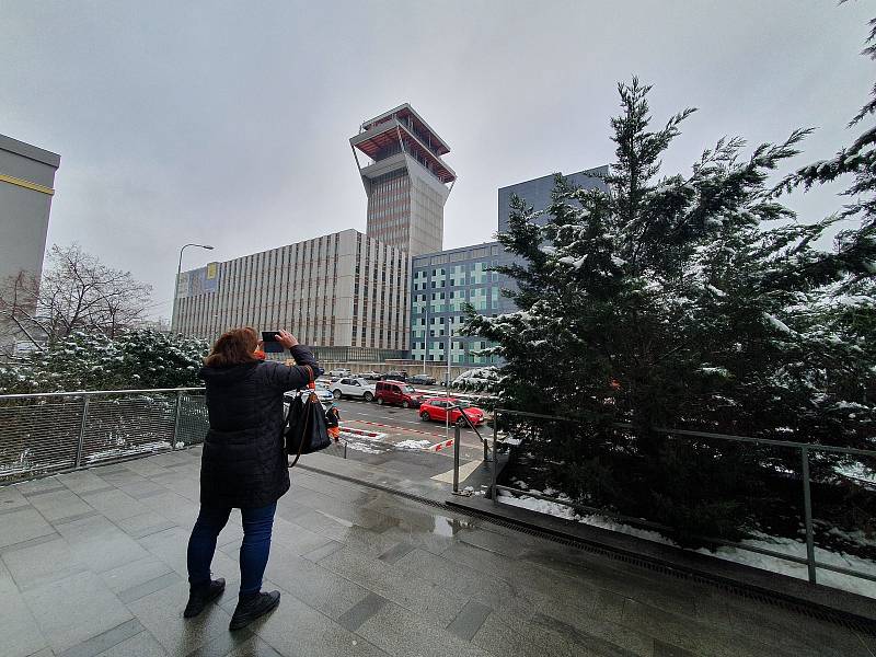 Ústřední telekomunikační budova Žižkov.