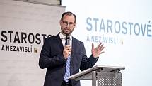 Hnutí Starostové a nezávislí (STAN) schvalovalo 24. srpna v Praze na programové konferenci volební program pro sněmovní volby. Na snímku Jan Farský.