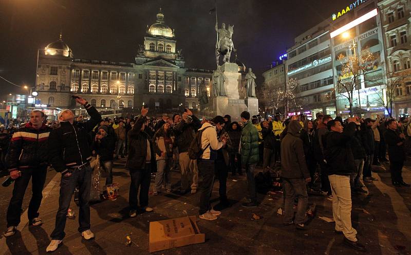 Novoroční oslavy v centru Prahy 1.ledna