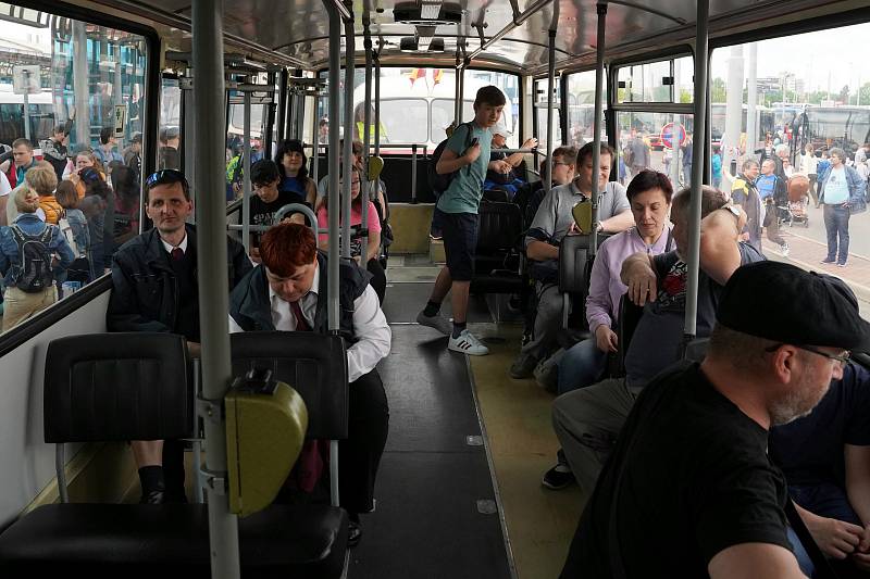 Autobusový den PID v Letňanech.