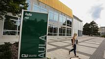 Prezentace vín v aule České zemědělské univerzity ve středu 11. srpna 2021.