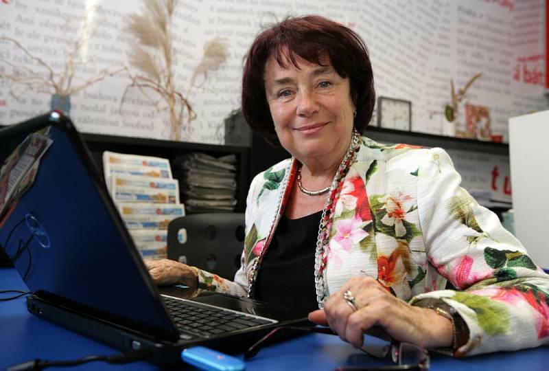 Eva Syková při online rozhovoru