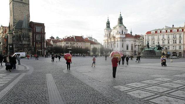 Staroměstské náměstí v Praze.