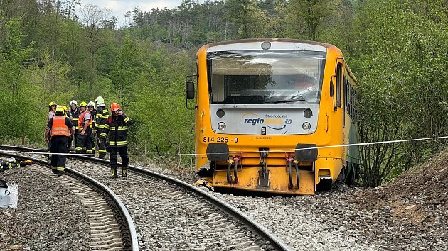 Policie prověřuje vykolejení vlaku u Klínce jako obecné ohrožení z nedbalosti