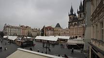 Zahájení vánočních trhů v Praze.