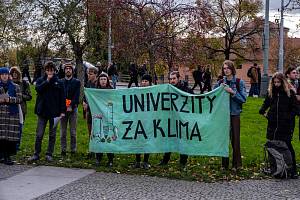 Studentská stávka za klima.