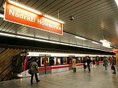 Trasa C, metro, stanice Nádraží Holešovice.