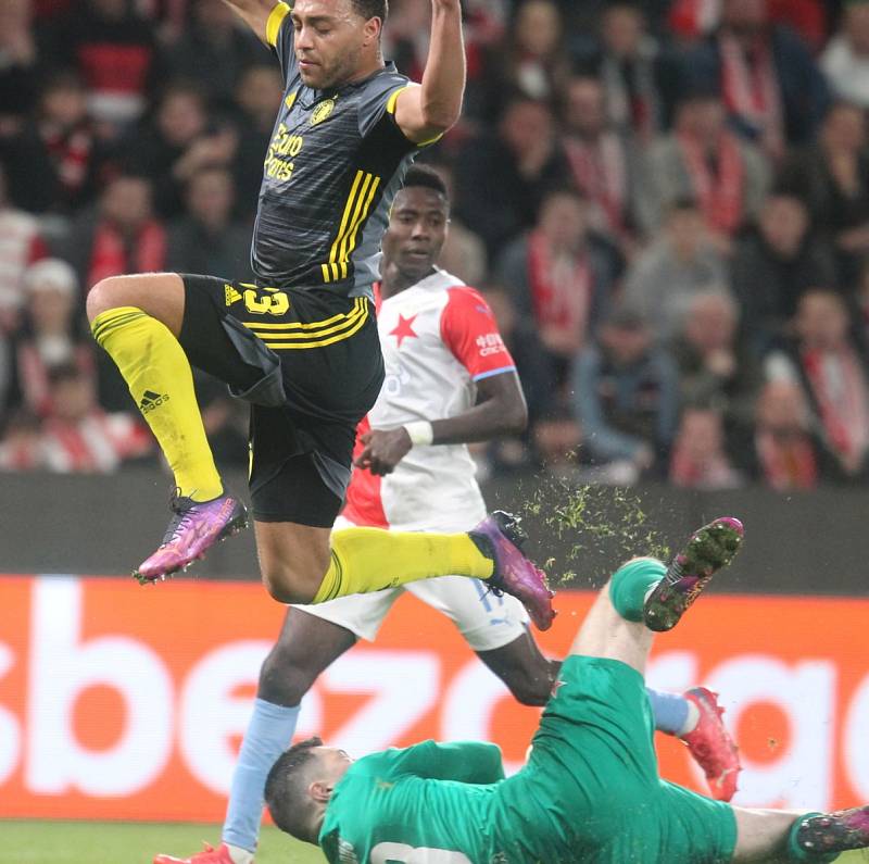 Slávisté nezvládli domácí odvetu s Feyenoordem a po prohře 1:3 na evropské scéně končí.