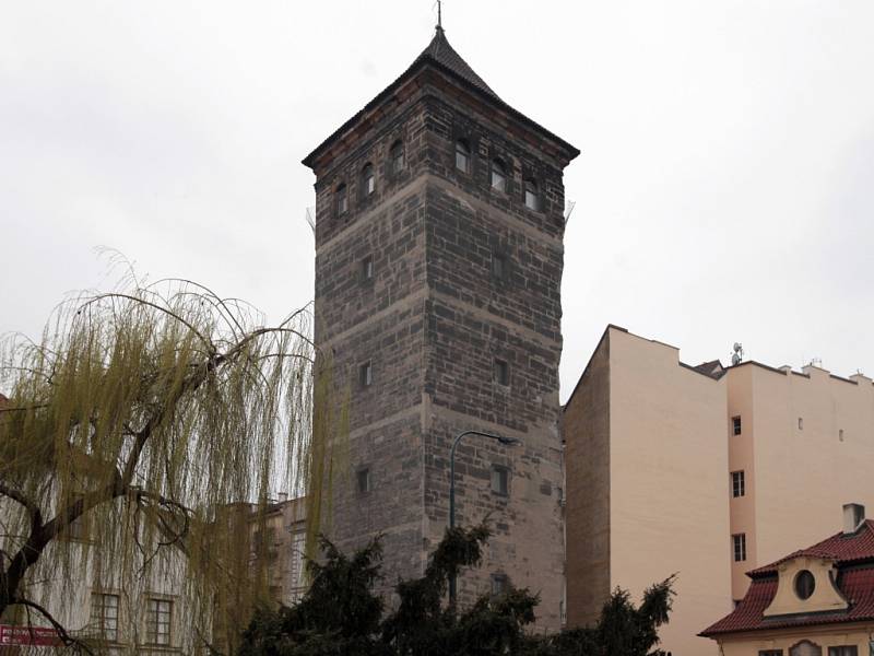 Novomlýnská vodárenská věž v Praze.