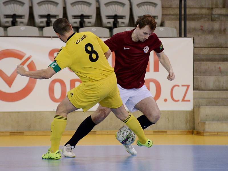 IV. zápas čtvrtfinále play off Chance futsal ligy: AC Sparta Praha - Nejzbach Vysoké Mýto 3:2 (2:1), 26. dubna 2016.
