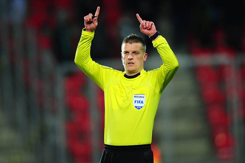 Fotbalové utkání HET ligy mezi celky SK Slavia Praha a Bohemians Praha 1905 25. února v Praze.