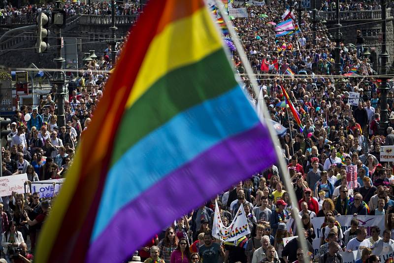 Prahou prošel 16. srpna 4. ročník Prague Pride.