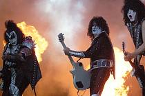 Americká kapela Kiss vystoupila 19. června v Edenu v rámci svého "posledního" turné.