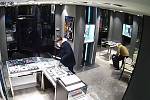 From a robbery of a jewelry store in Prague on January 15, 2022.