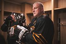 Jiří Hrdina při exhibici k výročí 120 let Sparty.