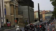 Spanilá jízda v rámci Prague Harley Days 2016.