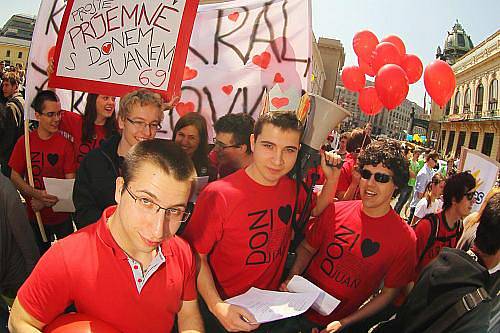 Studenti ve Stromovce v pátek 6. května oslavovali svůj tradiční svátek – majáles.