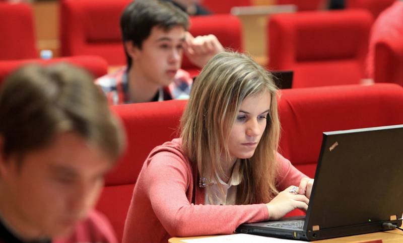 Olympiáda lidských práv 2013 - finálové kolo v prostorách Magistrátu hlavního města Prahy.