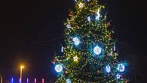 Vánoční strom - Vítězné náměstí.