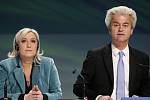 Marine Le Pen e Geert Wilders.