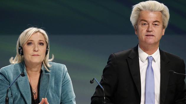 Marine Le Pen a Geert Wilders.