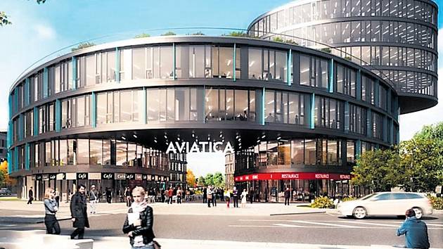 Ústřední dominantou nové čtvrti, situované v areálu bývalé jinonické Waltrovky, se stane administrativní budova s názvem Aviatica.