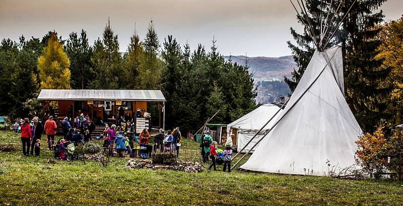 Lesní školka Studánka v Trubské na Berounsku.