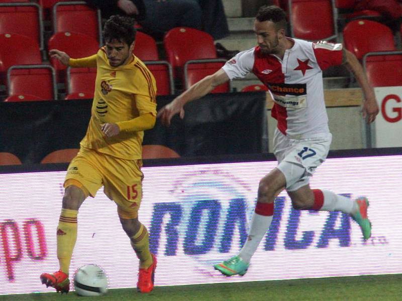 18. kolo první fotbalové ligy: Slavia Praha – Dukla Praha 2:1 (2:0).