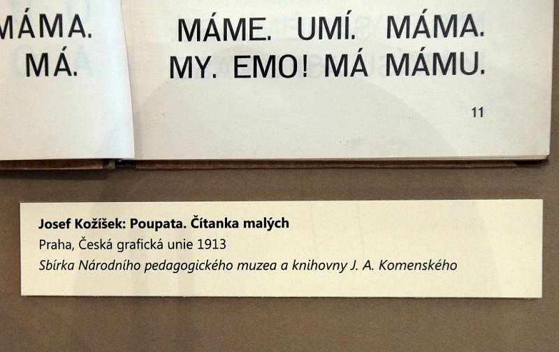 Z expozice Národního pedagogického muzea v Praze.