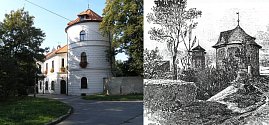 Ve větrném mlýnu se dřív mlela mouka pro Břevnovský klášter.