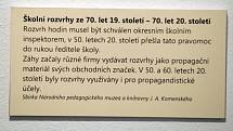 Z expozice Národního pedagogického muzea v Praze.