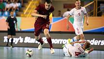 Češí akademici podlehli v semifinále MS ve futsalu Rusku 1:5, 9. července 2016.