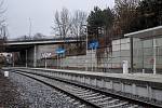 Nová vlaková stanice Praha-Jinonice 19. prosince.
