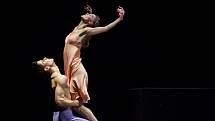 Ondřej Vinklát a Marta Drastíková jako Romeo a Julie na generální zkoušce stejnojmeného baletu.