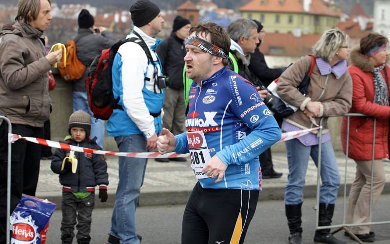 Jiří Macek běží půlmaraton