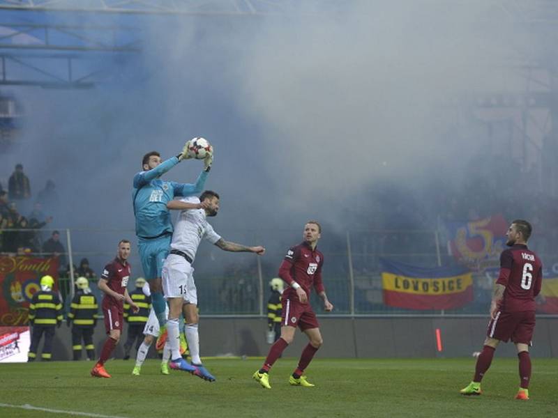 Utkání 20. kola první fotbalové ligy: FK Mladá Boleslav - Sparta Praha.