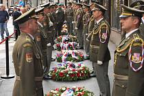 Uctění památky padlých v souvislosti s 54. výročím okupace Československa vojsky zemí Varšavské smlouvy.