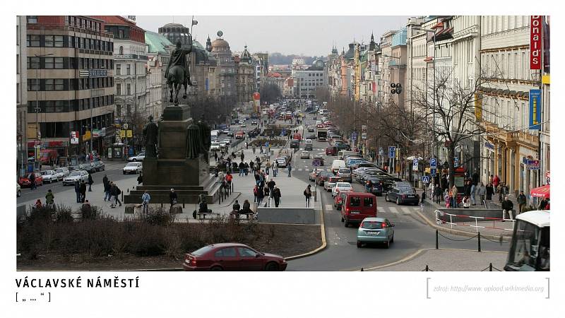 Prezentace k návratu tramvají na Václavské náměstí.