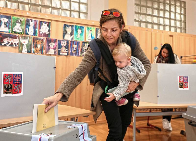 Komunální volby 2018 - ZŠ Sázavská.