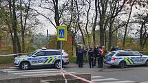 Z policejního vyšetřování střelby na chlapce v parku ve Slévačské ulici na Černém Mostě v Praze.