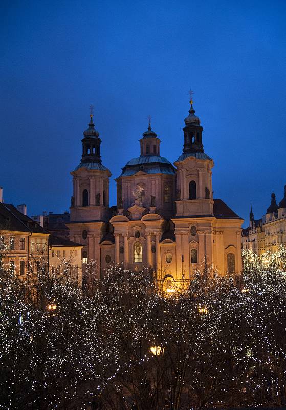 Rozsvícení vánočního stromu na Staroměstském náměstí, 2.11.2017