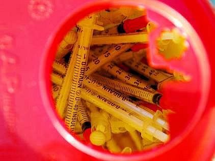 Injekční stříkačky pro narkomany./Ilustrační foto