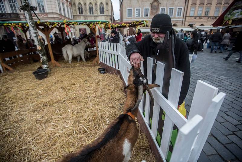 Velikonoční trhy na pražském Staroměstském náměstí 13. března