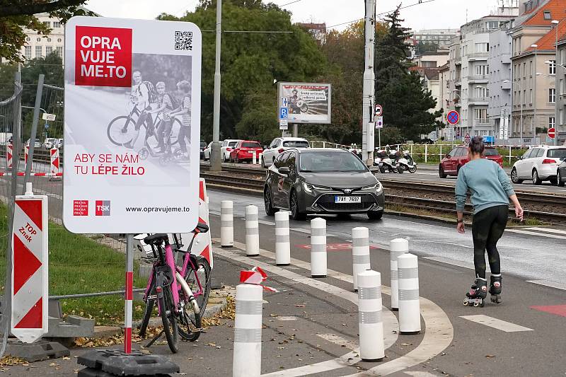 Revitalizace cyklotrasy v úseku Podolská vodárna - plavecký bazén Podolí.