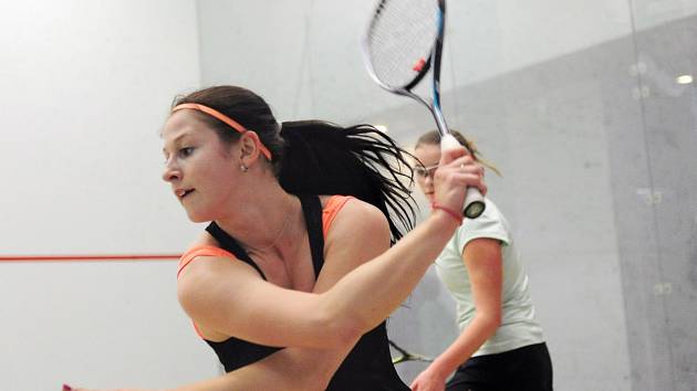 TEREZA SVOBODOVÁ patří k největším talentům českého squashe. Teď ji čeká mistrovství ČR dospělých.