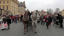 Malostranský masopust v sobotu 10.února 2018.