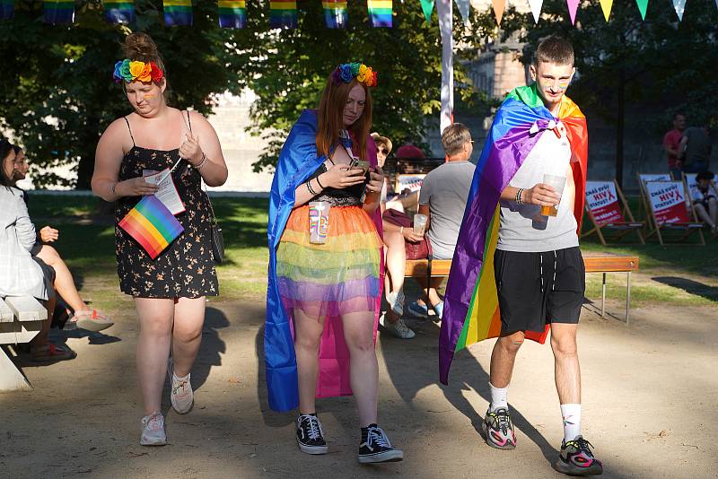 Festival hrdosti LGBT+ komunity Prague Pride 2022.