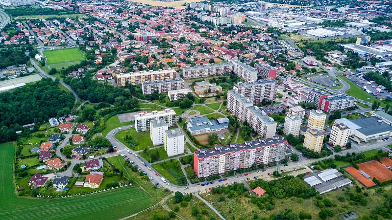 Sídliště Písnice čeká dostavba. Architektonického studio Pavla Hniličky v urbanistické studii má i okolí budoucí stanice metra linky D.