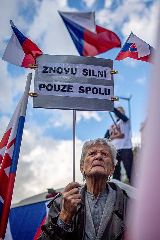 Demonstrace na Václavském náměstí, 28. září 2022