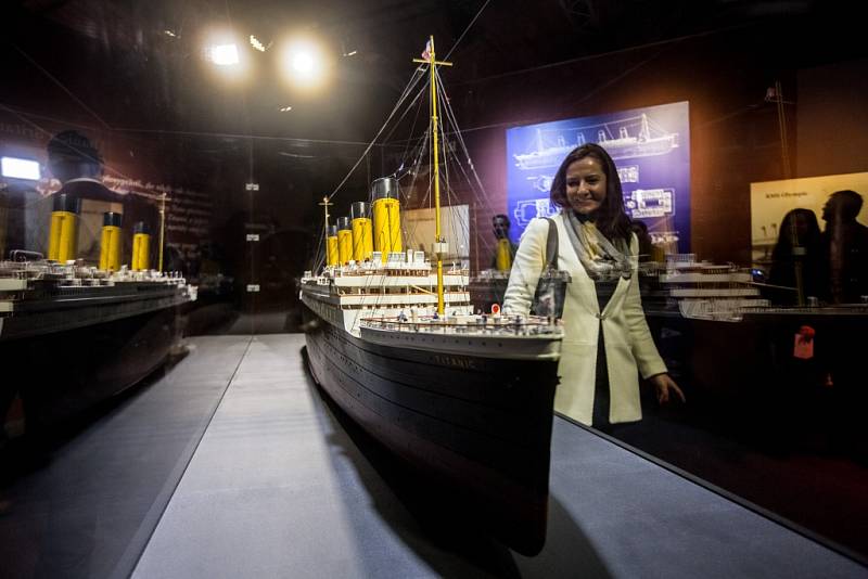 Z výstavy Titanic na výstavišti v pražských Letňanech.